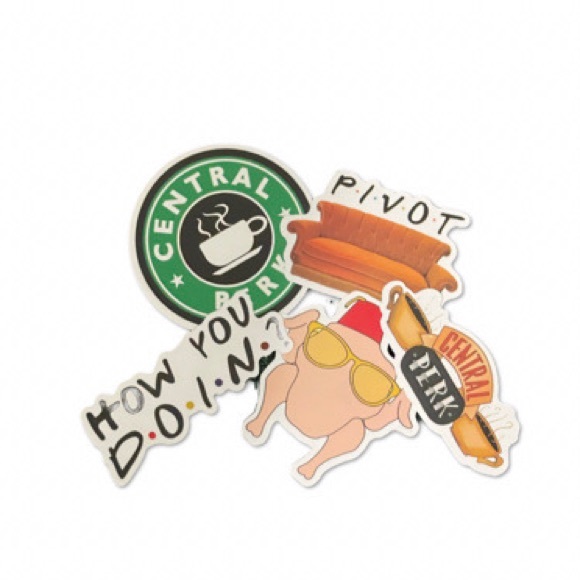 NWT Friends TV Show themed Bundle crew neck t-shirt in burgundy like tone - Picture 11 of 14